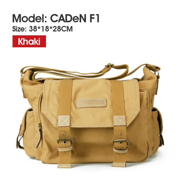 F1 Khaki Новые Наплечные сумки для камеры Sling DSLR фото видео мягкая сумка пакет чехол дорожная камера защитный чехол s для Canon Nikon sony F1/F3 - Цвет: F1 Khaki