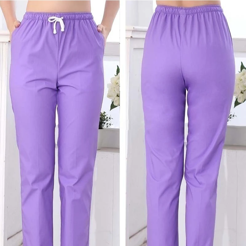 Short Sleeve Medical Suit Scrub Suits Dental Beautician Oral Pet Operating Room Surgical Gown Top+ Pant Female Uniform Summer