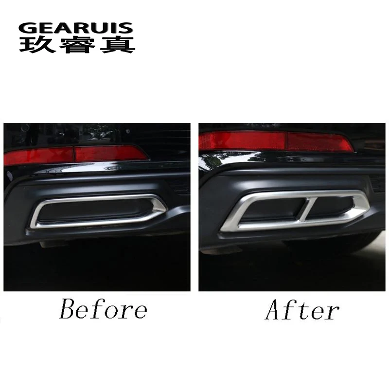 Автомобильный Стайлинг для багажника украшение торца автомобиля рамка Audi A6 2019