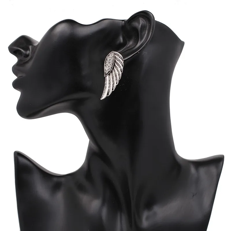 Женские винтажные серьги гвоздики с крыльями ангела|earrings jewelry|women earringsearrings rose |