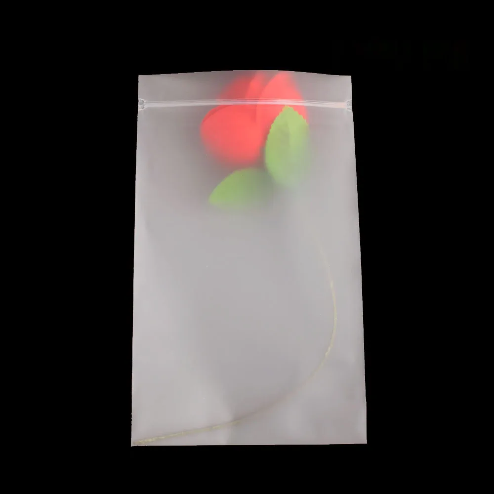 100 шт/200 шт/300 шт/500 шт/партия матовые ziplock Сумки Пластиковые молнии мешок, матовые прозрачные упаковочные пакеты