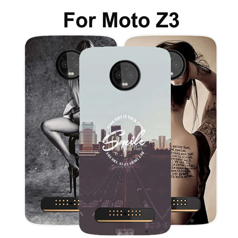 Чехол для телефона чехол s Moto Z3 в ковбойском стиле росписью clear coque Мягкая