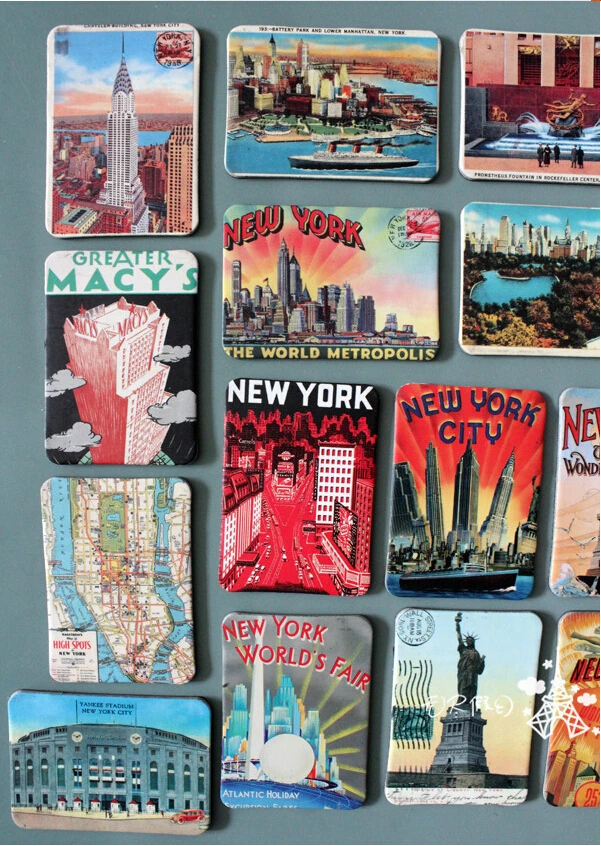 Магниты на холодильник резиновые магниты 24 шт./лот|rubber fridge magnet|fridge magnets new yorkfridge