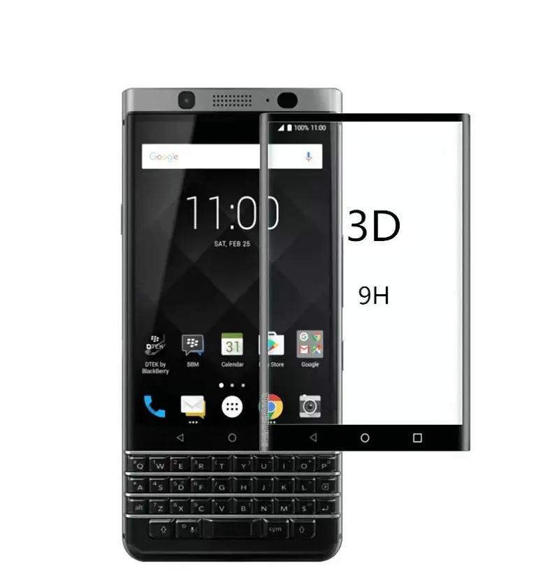 3D 9H полное покрытие Закаленное стекло Защитная пленка для BlackBerry Keyone Меркурий DTEK70