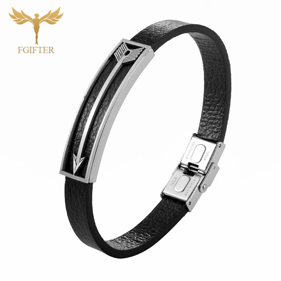 Arrow Bracelets Винтажный Браслет стрелки для женщин ювелирные изделия из нержавеющей стали модные браслеты из натуральной кожи браслеты armbandjes dames - Окраска металла: Arrow Bracelets