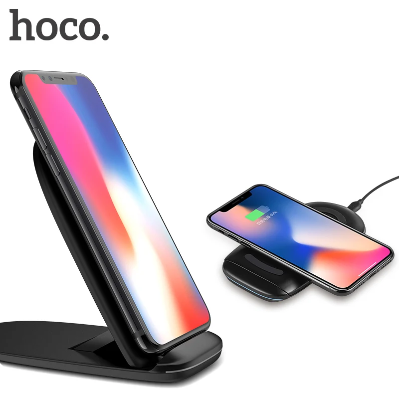 НОСО QI Беспроводной Зарядное устройство 10 Вт для IPhone X 8 Samsung Примечание S8 плюс S7 S6