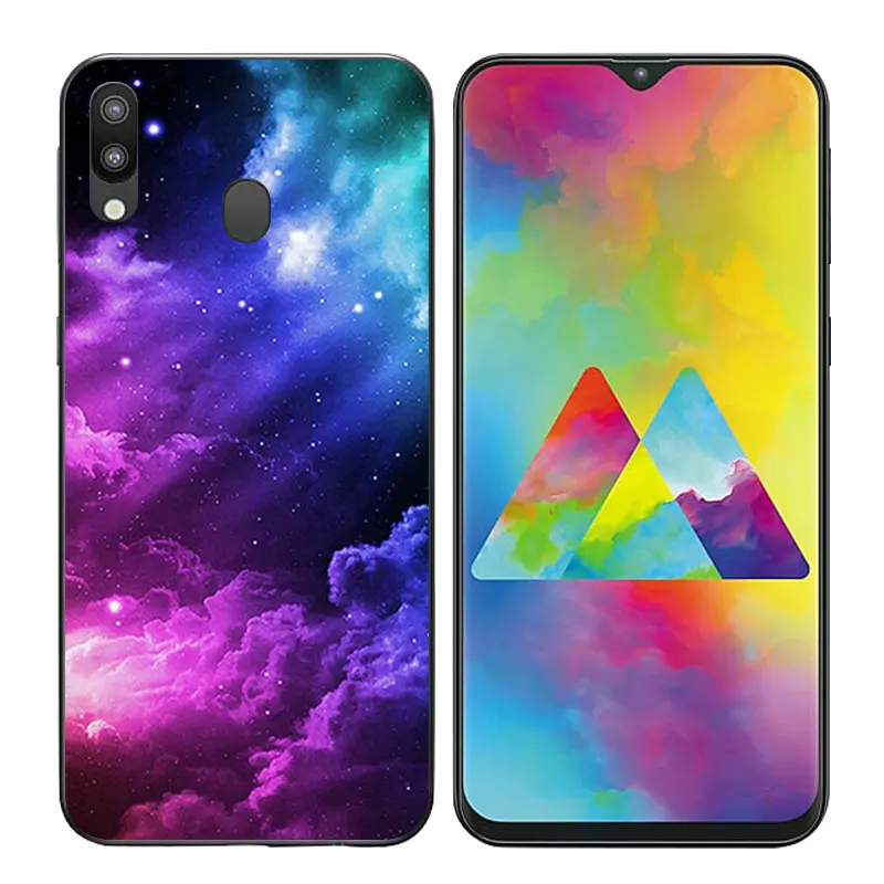 6 3 &quotдля Samsung Galaxy M20 Pine защитный чехол для телефона мягкий силиконовый SM-M205F черный