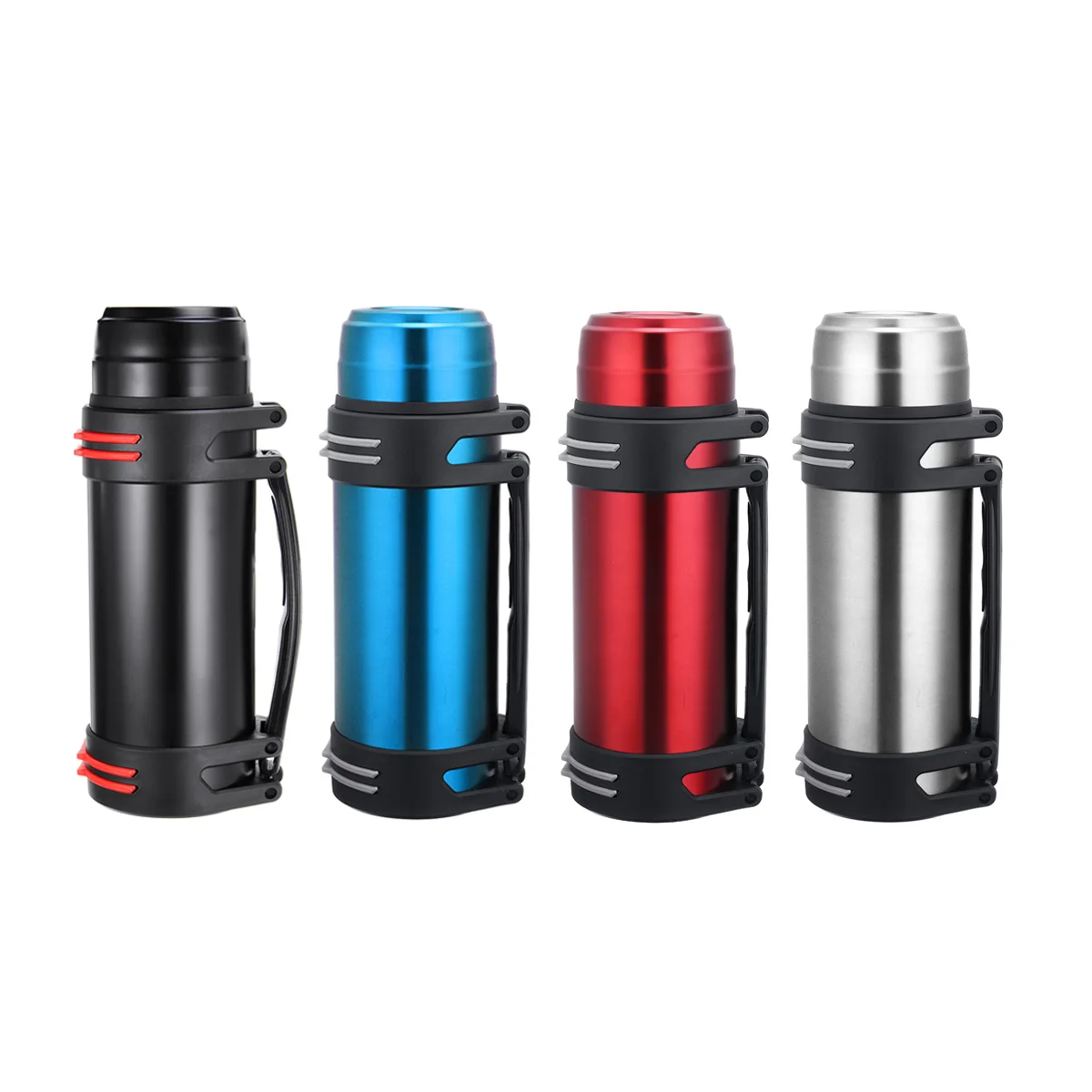 YKPuii 2000ml 3 Colors Stainless Steel thermoses Bottle Cup Ourdoor Sport Travel Mug Insulation Pot Vacuum Flask For Coffee Tea