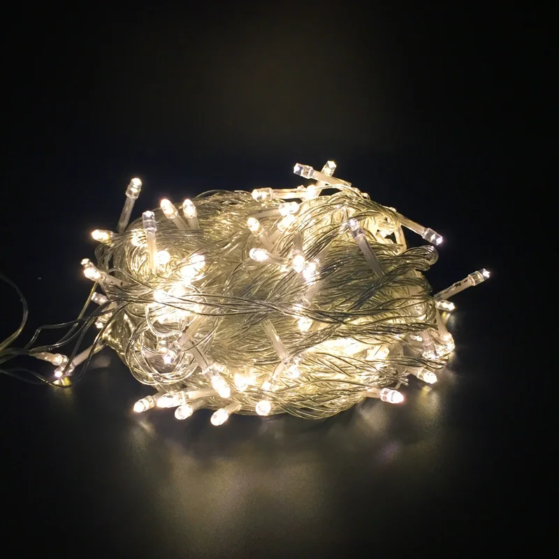 10 м 20 Светодиодная сказочная гирлянда для праздника 100Led 200Led Рождественская елка
