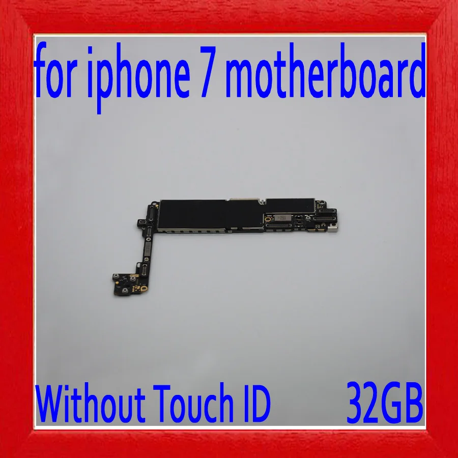 32 Гб для iphone 7 4,7 дюймов материнская плата без Touch ID, оригинальная разблокированная для iphone 7 материнская плата с полными чипами, хорошая работа