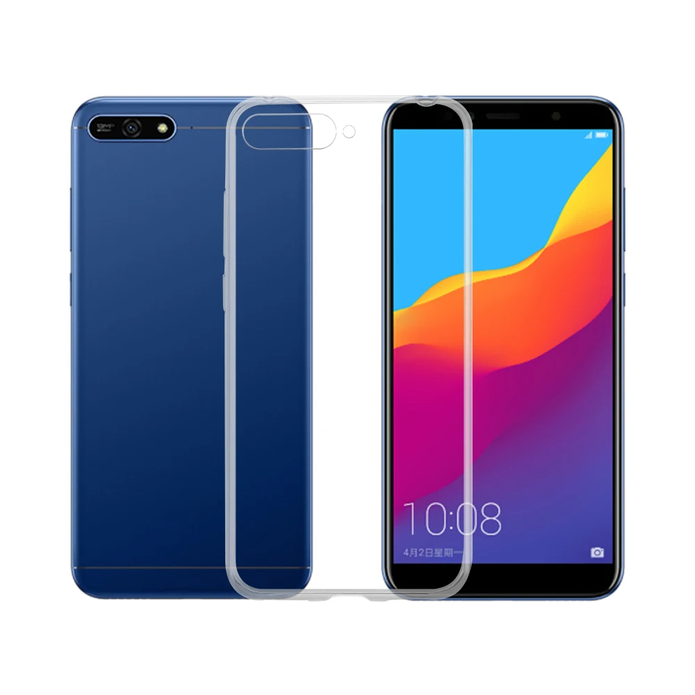 Powstro для huawei Honor7A гибкий телефон задняя крышка имиджевый Shell царапинам корпус