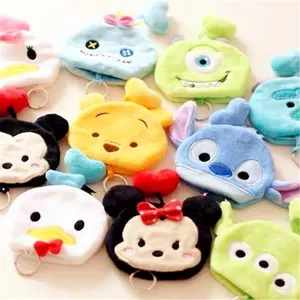 Кошельки для ключей Диснея tsum Микки мультфильм Минни Ститч креативный чехол для ключей большой вместимости автомобильный брелок