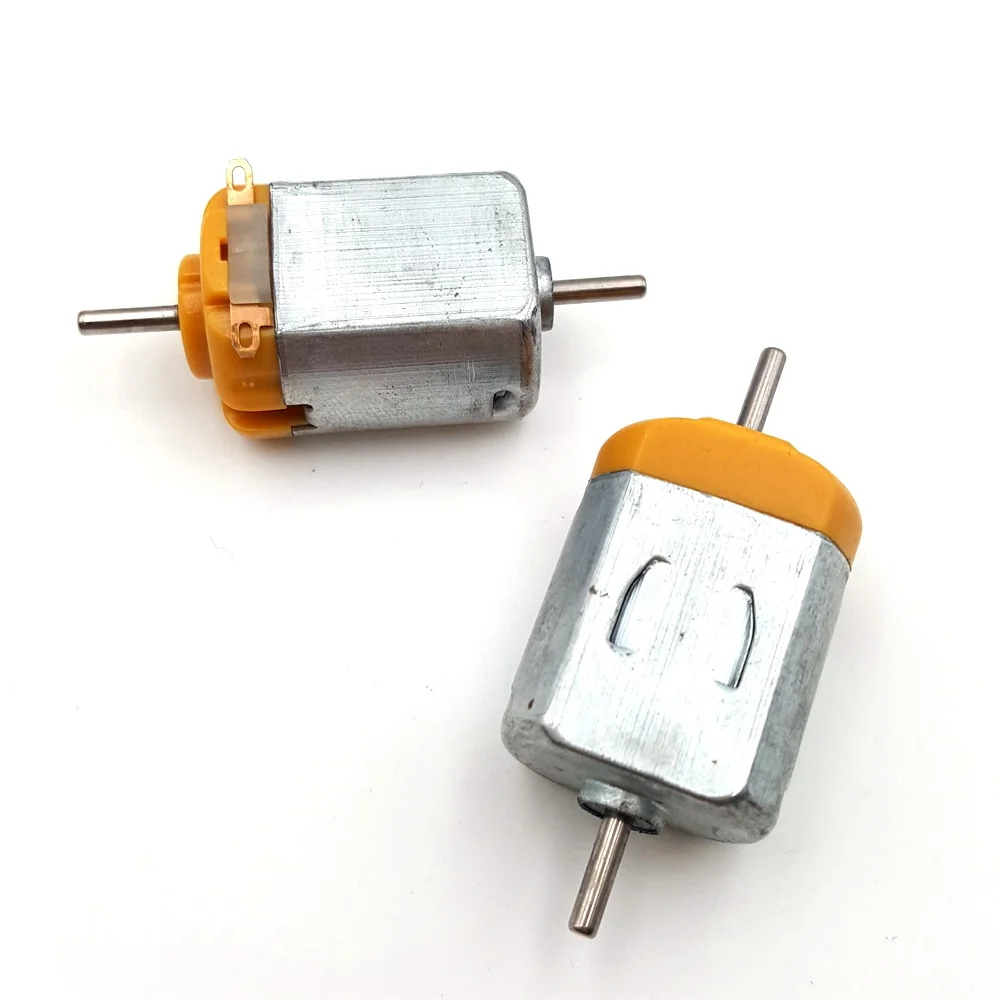 2 шт. 130 двойной вал Minitype высокоскоростной DC 3-6 в мотор для DIY игрушки хобби умный автомобиль