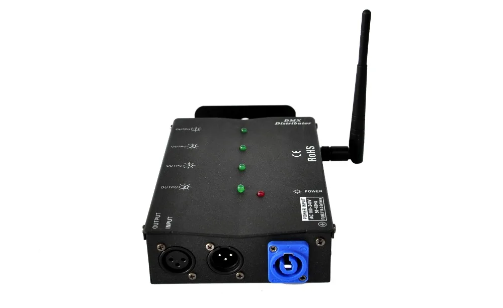 Различные методы установки 4DMX дистрибьютор с 2 4G беспроводной DMX высокого