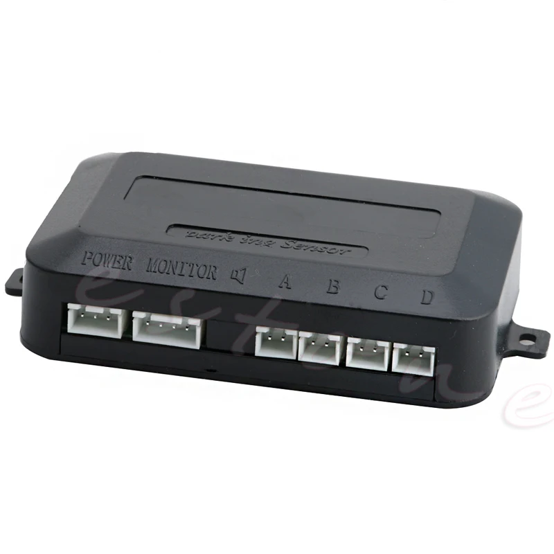 4 датчика парковки автомобильный резервный радар заднего вида зуммер звуковая