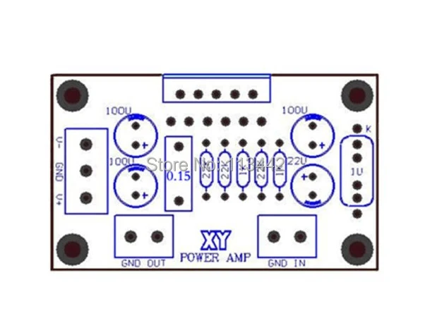 Топ-cofrld цифровой стерео усилитель мощности канала LM3886TF Малый аудио IC моно 60 Вт