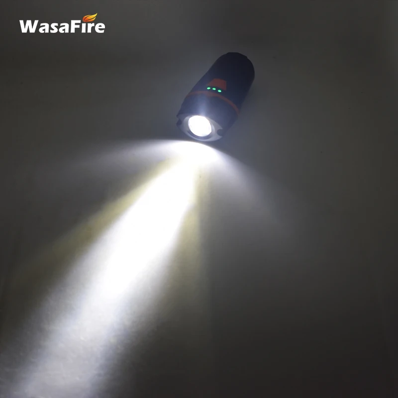 WasaFire USB зарядка 1 * T6 светодиодный велосипедный светильник перезаряжаемый