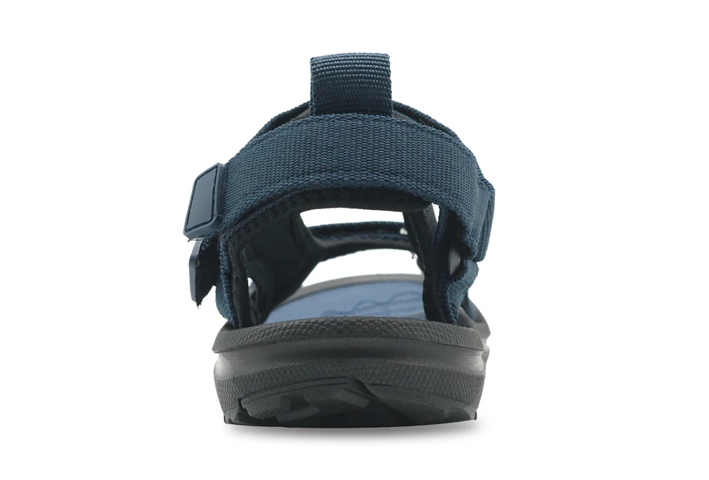 Apakowa/летние спортивные сандалии унисекс для маленьких мальчиков и девочек, с открытым носком, с 3 ремешками, для пляжной ходьбы Детская моющаяся быстросохнущая водонепроницаемая обувь