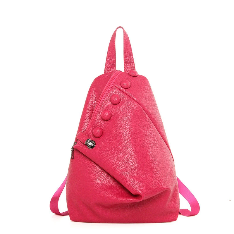 Women Backpack Chest Pack Leisure Travel Shoulder Bag Men Leather Crossbody Bags Vintage Retro Ladies Sling Girls | Багаж и сумки