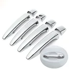 Для Toyota Prius 30 XW30 ZVW30 ZVW35 2010 2011 2012 2013 2014 2015 новая хромированная Автомобильная дверная ручка накладка наклейка