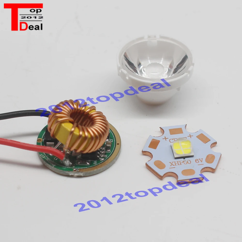 Светодиодный излучатель CREE XHP50 холодный белый 6500k 6 в с медной печатной платой 20 мм