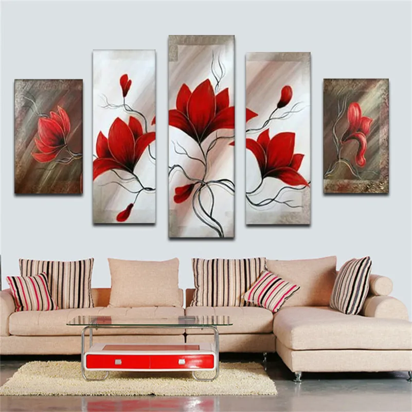 100% Ручная роспись Современная живопись маслом на холсте стены абстрактный Книги