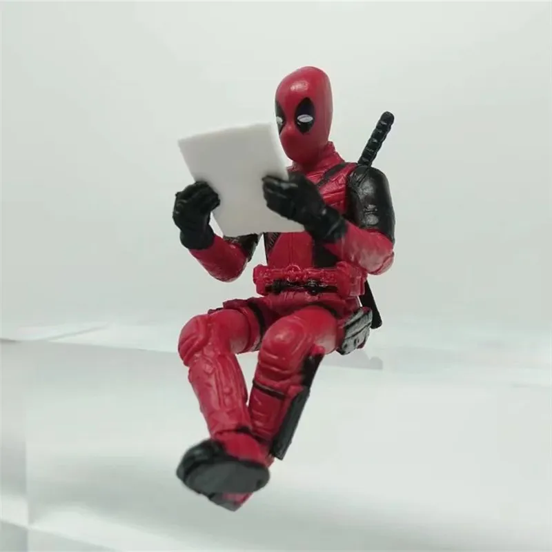 Дэдпул фигурку сидя осанки Heros модель аниме X Men мини кукла украшение | Игровые фигурки и трансформеры -32884412438