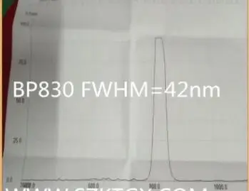 Размер 8*8*1 0 мм инфракрасная электронная белая доска 830nm полоса пропуска фильтр