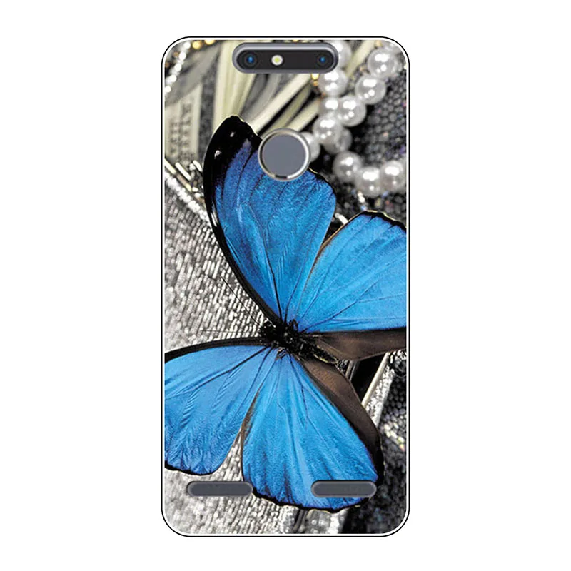 Милый Модный цветочный чехол для ZTE Blade V8 Mini V 8 5 0 &quot чехлы с рисунком телефона Fundas