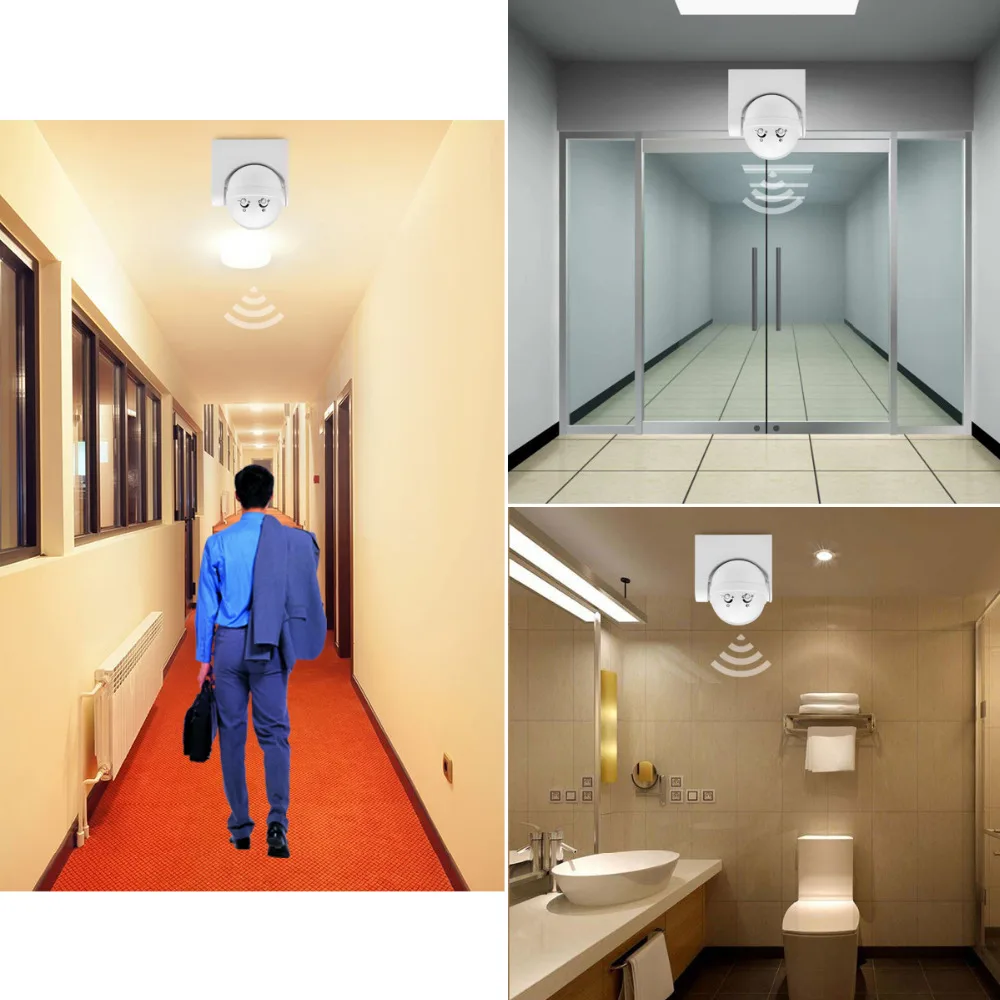 Высокая чувствительность 180 градусов Φ переключатель 110 В 240 DIY Smart Security LED light Motion