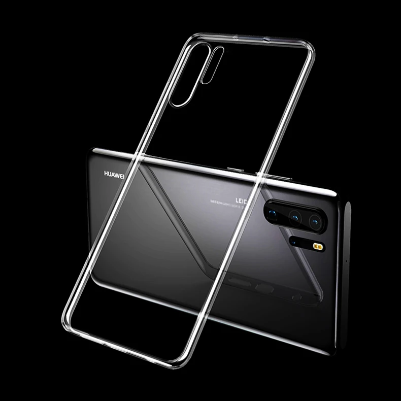 Модный чехол для Huawei P30 Pro с 3D лазерным покрытием роскошный мягкий прозрачный из