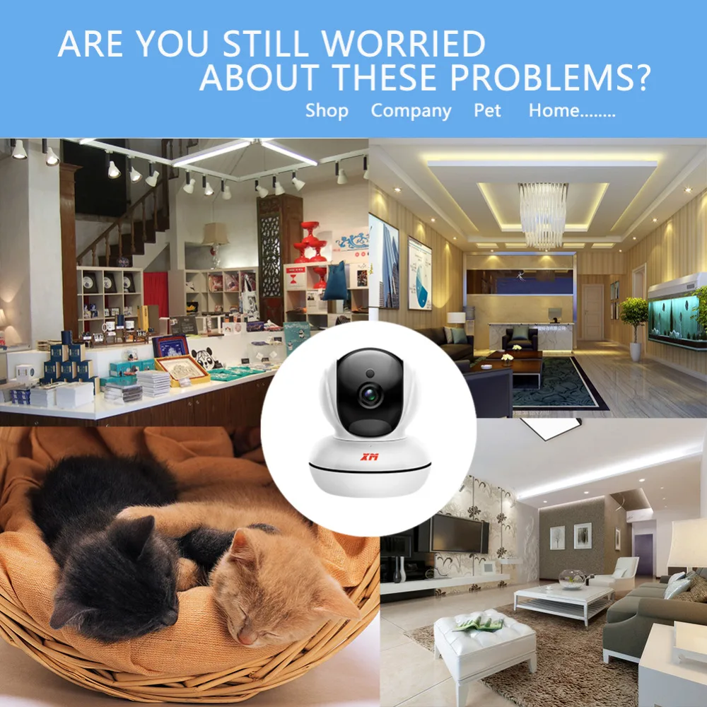 WI-FI 1920*1080 P 2.0MP IP Камера панорамирования/наклона Ночное Видение безопасности P2P CCTV