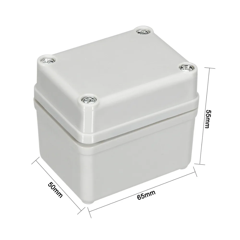 Uxcell 1 шт. водонепроницаемый IP65 IP67 серый 160x55x45/100x68x40/83x81x56/65x58x35/65x50x55 мм электронный DIY ABS распределительная коробка проект