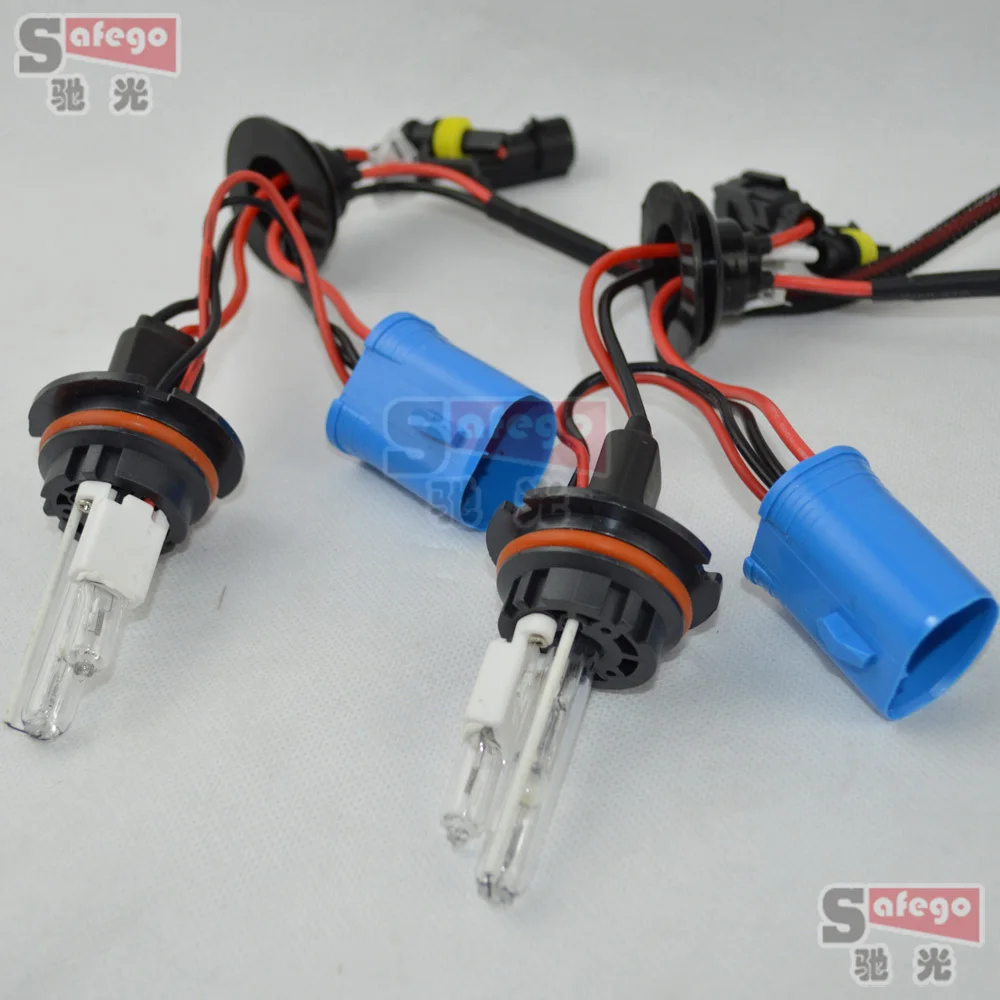 AC 35W HID 9007 HB5 Ксеноновые галогенные лампы для автомобиля головной светильник hid Лампа 6000K 8000K HID ксеноновый светильник лампа