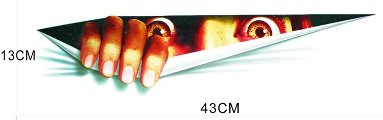 Новинка Реалистичная 3D глаза монстр водостойкая модная Персонализированная