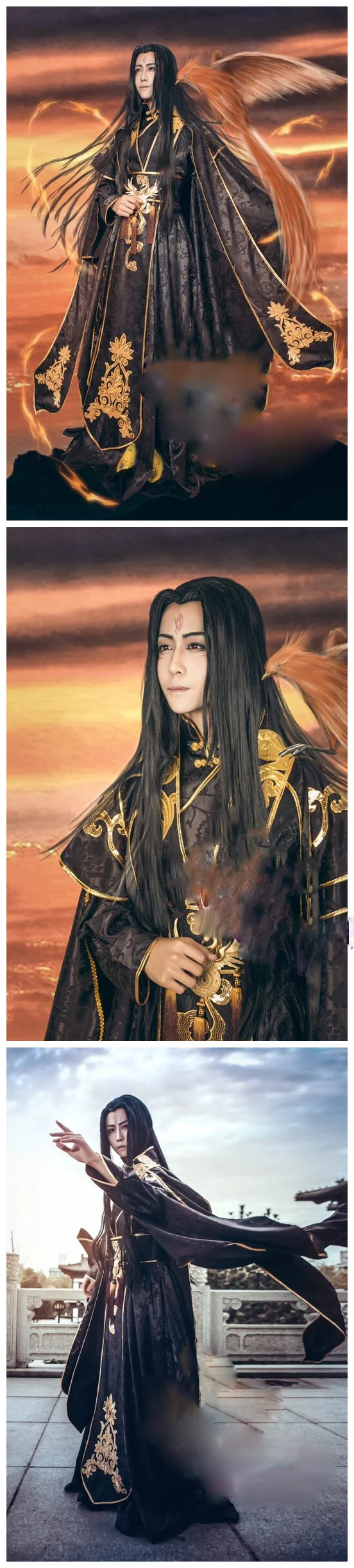Косплей Костюм Yao Huang Du Ling Demon King Turin Big Phoenix Персонификация Xi Cheng Ye Hua аниме косплей мужской ханьфу