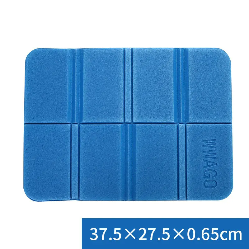 new blue with bag XC USHIO складной Открытый походный коврик XPE водонепроницаемый пенопластовый коврик стул для пикника влагостойкий матрас пляжный коврик - Цвет: new blue with bag
