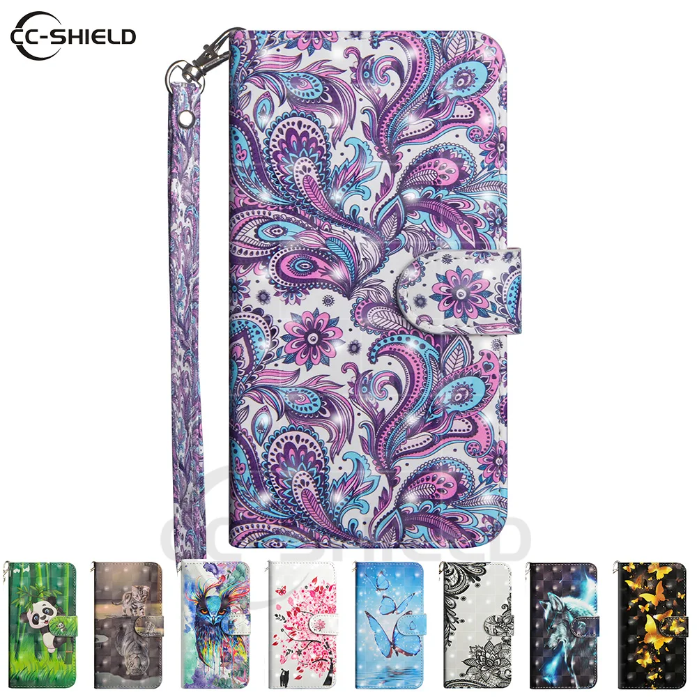 Чехол с 3D откидной крышкой для Huawei P Smart Z 2019 STK LX1 чехол телефона кожаный SmartZ PSmart