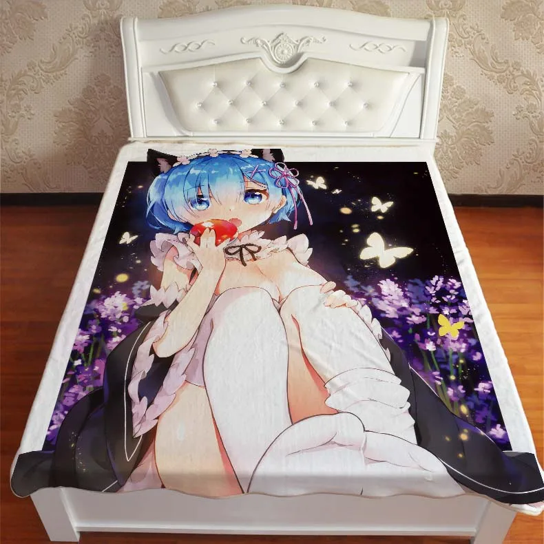 Аниме Манга Re Zero Kara Hajimeru Isekai Seikatsu плед одеяло 005|Одеяла| |