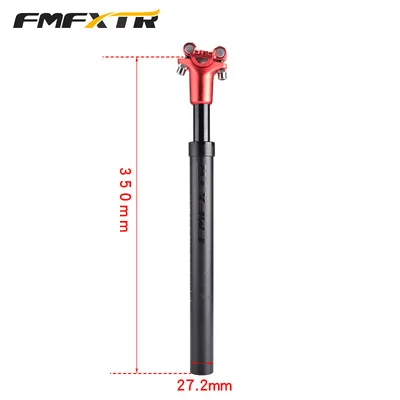 27.2mm Red FMF демпфирования Подседельный штырь для горного велосипеда амортизатор на подседельную трубу рамы 27,2 мм 30,8 мм 31,6 мм 350 мм MTB велосипеда Запчасти - Цвет: 27.2mm Red