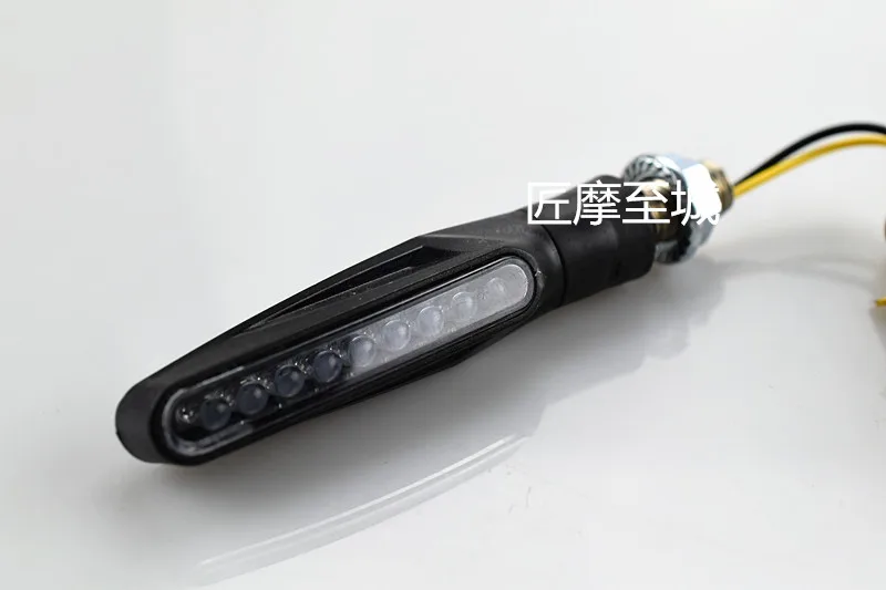 2 шт. 12В Универсальный мотоциклетный указатель поворота Янтарный 9 LED SMD Индикатор