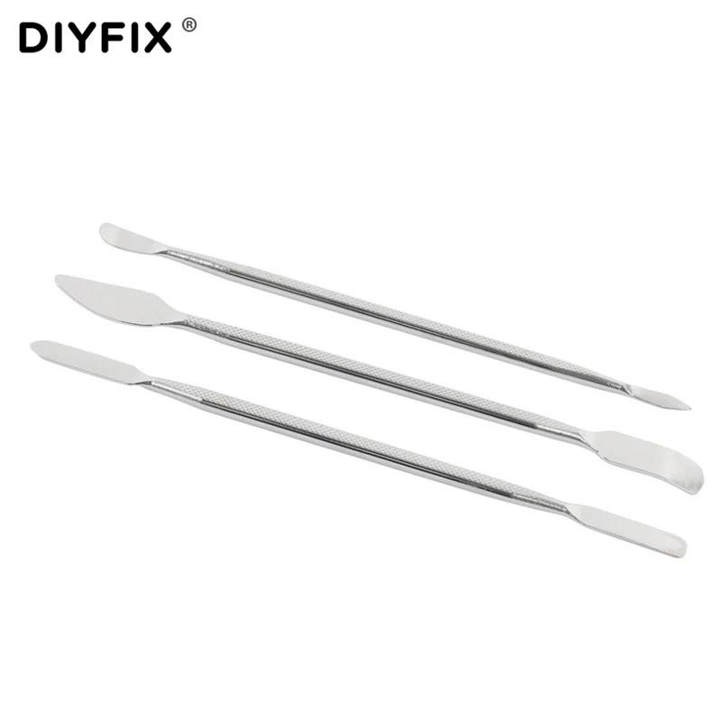 DIYFIX 3 в 1 металлический Spudger Набор для iPhone iPad iPod ноутбука бренд prying Opening инструмент для ремонта мобильных телефонов набор ручных инструментов наборы