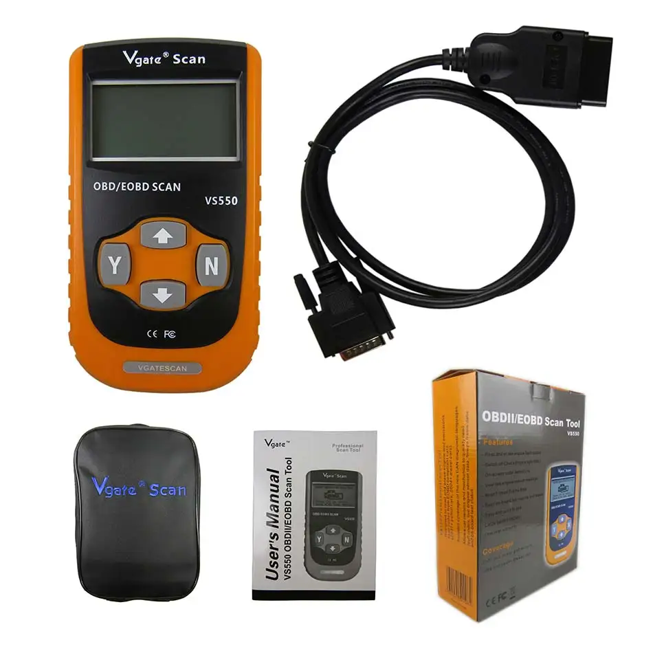 Vgate OBDII сканер VS550 OBD2 автомобильный диагностический инструмент может EOBD VGATE VS 550 OBD 2