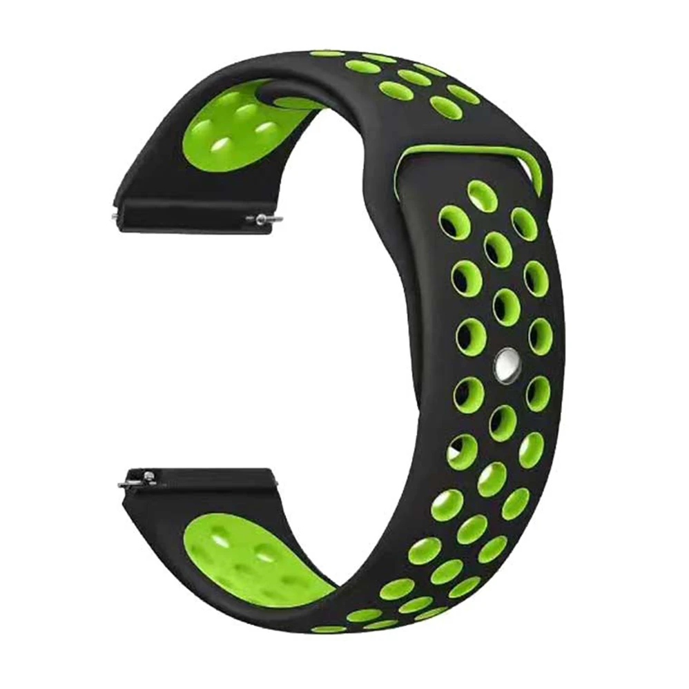 20 мм силиконовый ремешок для samsung gear sport S2 S3 Classic Frontier watch Band для huami amazfit pace Bip BIT Lite huawei Watch 2