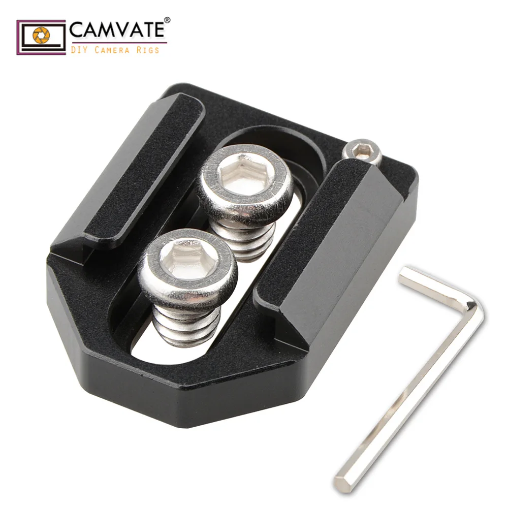 CAMVATE Холодный башмак держатель с 1/4 &quot 20 винты для крепления из за цветопередачи