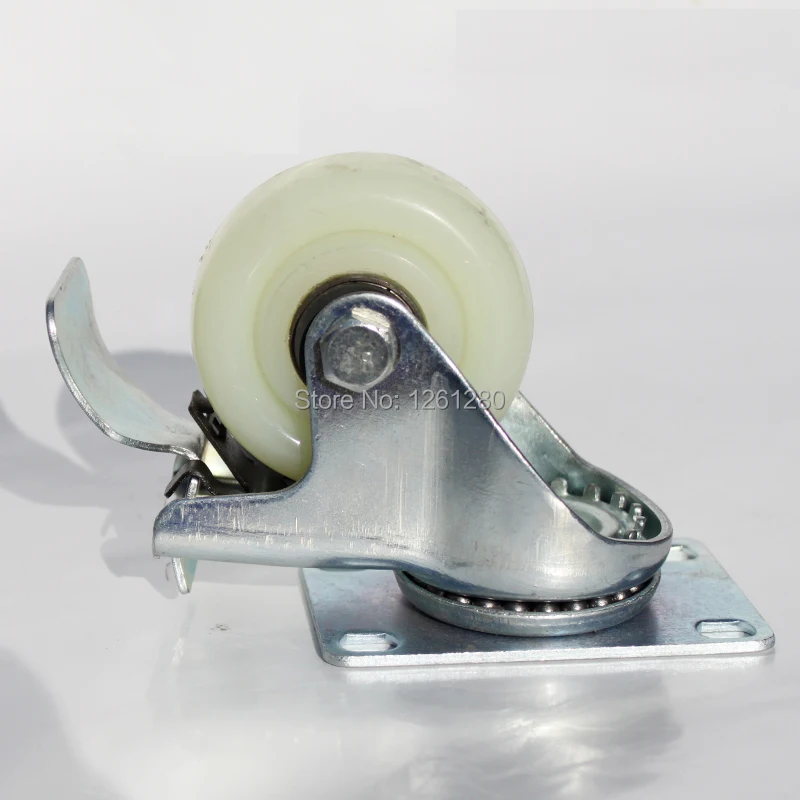 3 дюймовые колесные детали универсальные беззвучные промышленные маленькие