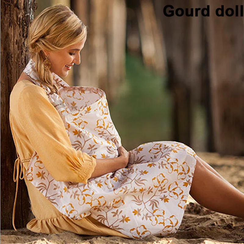 2018 Чехлы для ухода за ребенком дышащие газовые хлопковые кормления большой