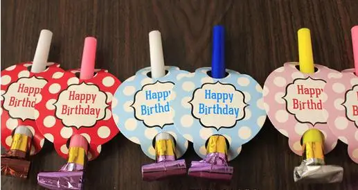 День рождения вечеринка свисток выдувание труба для детей Noice makerToys Детские