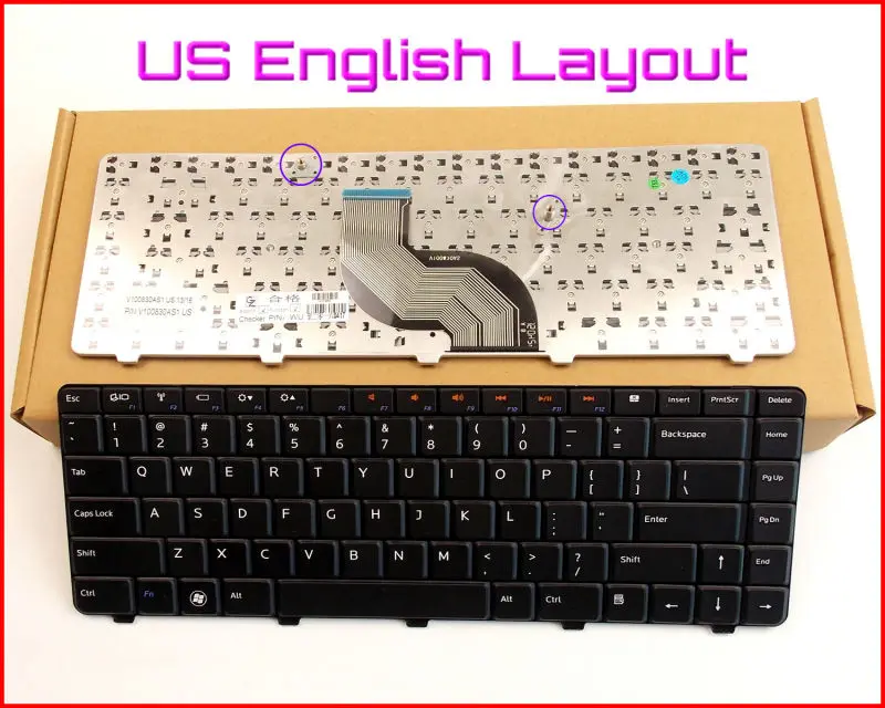 

New Keyboard US English Version For Dell Inspiron 14V 14R 14V 14VR 15V 13R N3010 N4010 N4020 15R M5030 Laptop