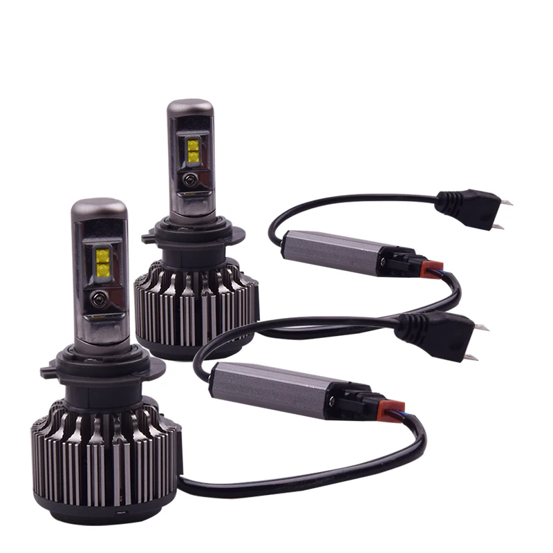 T1 фары canbus 60 Вт 8000LM Автомобильные лампы H1 H3 H7 H11 9005 9006 светодиодный H4 Hi Low beam